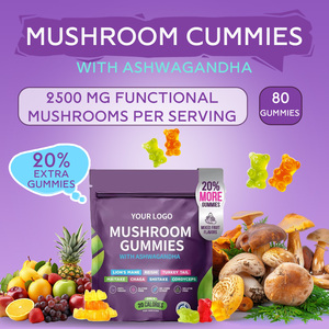 Gomitas <span class=keywords><strong>de</strong></span> Hongos Orgánicos <span class=keywords><strong>de</strong></span> Marca Privada OEM ODM con <span class=keywords><strong>Ashwagandha</strong></span> y Melena <span class=keywords><strong>de</strong></span> León, Suplemento Energético para Mejorar la Inmunidad - Product Image 5