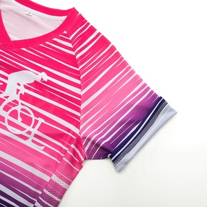Femmes Manches Courtes Bonne Évacuation de L'humidité Tissus Respirant Chemise De Course - Product Image 3