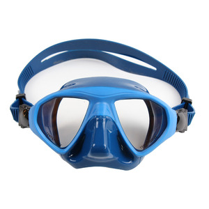 Gafas de buceo de silicona con cristal templado antivaho para buceo, deportes acuáticos, adultos - Product Image 5