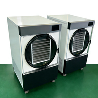 Draagbare tafelmodel automatische PLC-vriesdroger 20kg/uur voor thuisgebruik, voedseldroger met vacuümpomp, fruitdroogmachine