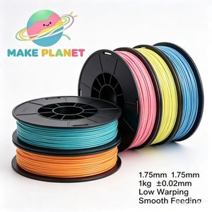 Filamento PLA Opaco MakePlanet per Stampante 3D, Bobina da 1kg, 1.75mm, Precisione 0.02mm, Basso Deformarsi, Alimentazione Fluida, Multi-Matte, OEM ODM, Ingrosso - Product Image 3