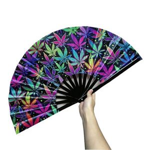 Custom Logo Kung Fu <b>Hand</b> Fan Large Folding Fans for Women Festivals - Product Image 5