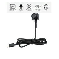 Webcam Mini USB Haute Vitesse AF AutoFocus Zoom 15*15mm 30fps 5MP Grand Angle Audio Vidéo pour Ordinateur Portable