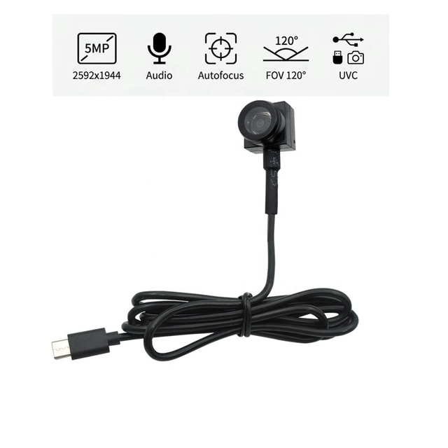 AF AutoFocus Zoom Mini 15*15mm 30fps 5MP High Speed Webcam Wide Angle Mini Usb Camera Audio Video Web Computer Laptop Webcam