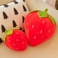2020 Fabriek Groothandel Hot Selling ZONOBLE Schattig Fruit Pluche Speelgoed Kussen Aardbei Ananas Kussen Zhejiang