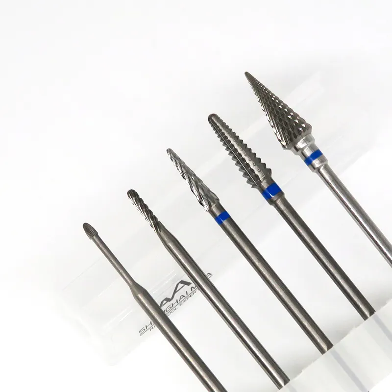 Carbide Cuticle Schoon Nail Boor Voor Elektrische Boor Manicure Machine Mill Cutter Nail Art Uv Led Gel Tool