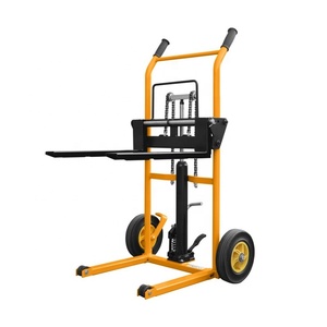 מלגזה הידראולית ידנית קלה WEMALiFT HS200 בעלת משקל נשיאה של 200 ק\\\"ג, בעלות נמוכה, עם אישור <span class=keywords><strong>CE</strong></span>, גובה מזלג 85 מ\\\"מ, לשימוש פנימי/חיצוני - Product Image 2