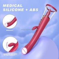 Fabrikpreis 9 Saugmodi 9 Vibrationsmodi Klitoris-Sauger Zungenvibrator USB Wiederaufladbar Erwachsenen-Sexspielzeug für Damen