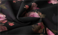 Robe mi-longue FMY64981 d'été haut de gamme à volants, taille cintrée, coupe trapèze, imprimé floral, pour femme