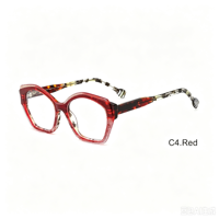 Montures de lunettes œil-de-chat en acétate de haute qualité pour femmes, montures complètes, lunettes optiques de mode sur ordonnance