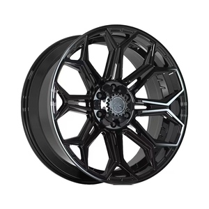 Llanta Forjada Duaxen Forgealloy de 22 Pulgadas, Nueva, Universal, 114.3mm, Negro Brillante, Multirradio (35mm 40mm <span class=keywords><strong>25mm</strong></span> 20mm) - Product Image 1