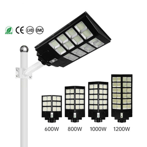 Lampadaire <span class=keywords><strong>solaire</strong></span> LED, lampes solaires 600W 800W 1000W 1200W, tout-en-un, pour <span class=keywords><strong>extérieur</strong></span>, route, jardin, IP65, haute luminosité - Product Image 4
