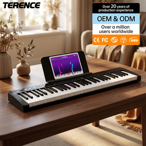 <span class=keywords><strong>Clavier</strong></span> de piano numérique PT611 TERENCE à 61 touches pour la pratique à domicile avec un design portable, piano numérique de niveau professionnel - Product Image 1
