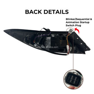 DK Motion pour Toyota 86 GR86 <span class=keywords><strong>2022</strong></span>-UP Scion FR-S Subaru BRZ LED feux arrière numérique RVB feu arrière Signal séquentiel feux arrière - Product Image 5