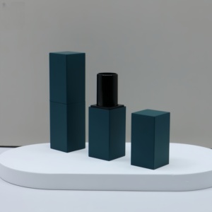 Yuecai Tubetti per Rossetto Magnetici Quadrati Opachi Teal Twist-up, Tubetti per Balsamo Labbra, Contenitori per Profumo Solido, Tubetti per Olio Labbra, Blush Stick Vuoti - Product Image 4