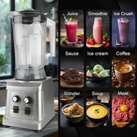 5L Hoogwaardige Efficiënte Blender Volledig Automatische Multifunctionele Groentenblender Hoge Vermogen Commerciële Fruit Sapblender