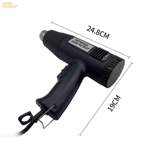 <span class=keywords><strong>Pistola</strong></span> <span class=keywords><strong>de</strong></span> <span class=keywords><strong>calor</strong></span> eléctrica 1600W 220V Envoltura retráctil <span class=keywords><strong>Pistola</strong></span> <span class=keywords><strong>de</strong></span> soldadura <span class=keywords><strong>de</strong></span> aire caliente temperatura ajustable - Product Image 2