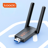 Carte réseau sans pilote Toocki double bande 5GHz 2.4GHz large couverture pour plusieurs périphériques connexion simultanée