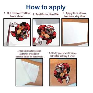 Tatuajes Temporales Fútbol Personajes Fútbol Lemas y Más Tatuajes Fiesta - Product Image 6