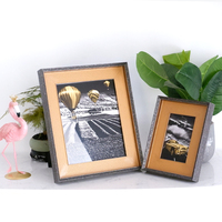 Liquidation cadre photo ensemble de 4 fait de haute quantité pas cher raisonnable cadre photo affichage pour montage mural ou affichage de Table