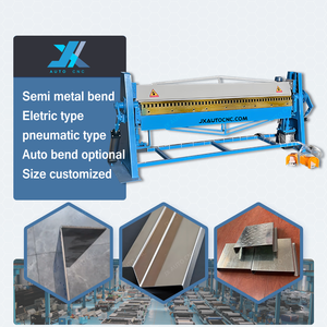 JX AUTO Machine à plier CNC en <span class=keywords><strong>fer</strong></span> inoxydable <span class=keywords><strong>manuelle</strong></span> 1.3m 2m 2.5m Machine à cintrer à plaque plate Tuyau de ventilation Cintrage à froid - Product Image 1