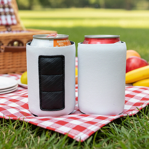 Enfriador de Latas Personalizado, Funda para Latas, Soporte para Latas con 4 Imanes, Funda para Botellas con Imán para Refrigerador, Funda de Neopreno para Latas - Product Image 1