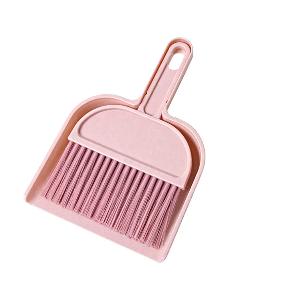 Stylish Exquisite Mini Desktop Sweep Cleaning Brush Small Broom Dustpan Set Household Cleaning tools Office Table Cleaners ANI-2
