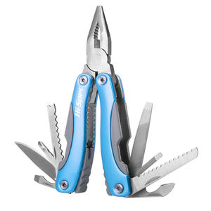 Alicates plegables de acero inoxidable Hi-Spec 14 en 1, multiherramienta para camping, rescate de emergencia al aire libre, alicates portátiles con cuchillo - Product Image 2