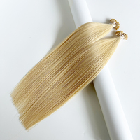 Venta al por mayor de fábrica SDD Flat K Tips Extensiones de cabello humano en Honey Blonde 18in 20in 22in Listo Stock Entrega rápida
