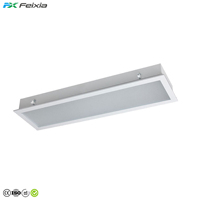 Panneau lumineux LED scientifique Carreaux de plafond Acier inoxydable Abluftanlage Reinraum Projet de salle blanche ISO personnalisé
