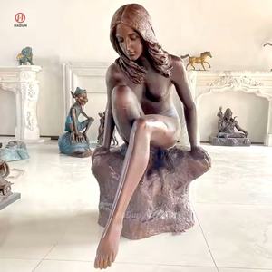 モダンメタルアート等身大ブロンズヌード女性像 - Product Image 2