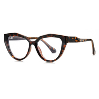 Modèle LS082 TR90 Lunettes de soleil œil de chat pour femme, verres anti-lumière bleue, montures optiques pour myopie, monture de lunettes transparente, lunettes pour femmes