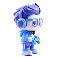 Figurine d'action miniature personnalisée pour garçon, jouet en vinyle, modèle de dessin animé, figurine d'anime OEM/ODM, jouet de créateur pour exposition