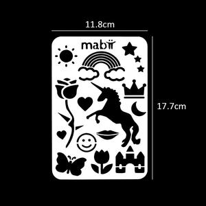 <span class=keywords><strong>Plantilla</strong></span> de mariposa de plástico reutilizable de 10,3x17,6 cm, <span class=keywords><strong>plantilla</strong></span> de PET cortada con láser lavable para pintura DIY, <span class=keywords><strong>plantilla</strong></span> de Mylar para álbum de recortes - Product Image 2