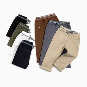 Pantalon <span class=keywords><strong>chino</strong></span> kaki décontracté extensible sur mesure pour garçons Pantalon <span class=keywords><strong>chino</strong></span> <span class=keywords><strong>slim</strong></span> Pantalon droit - Product Image 1