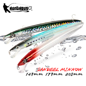 Esche Artificiali Minnow a Corpo Rigido da 143mm, 173mm, 208mm, 14g, 23g, 33g, Galleggianti per la Pesca al Trevally - Product Image 1