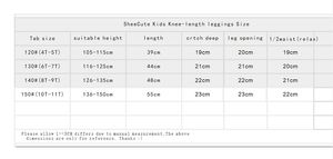 4 unids/set niñas hasta la rodilla cinco pantalones Color caramelo niños ropa recortada verano All-matches Bottoms Leggings pantalones M613 - Product Image 6