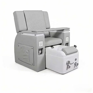 Fauteuil multifonctionnel pour manucure, pédicure, soins des cils et esthétique, avec fonction bain de pieds et massage du dos - Product Image 5