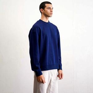 Sweat-shirt en coton de haute qualité pour homme, en molleton doux et chaud, col rond, coupe classique, décontracté, pour tous les jours, idéal pour l'hiver - Product Image 3