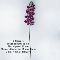 PT-PH005 fleurs artificielles naturelles Latex papillon orchidée fleur artificielle papillon orchidée pour décor orchidée fleurs décoratives