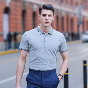 Polo de luxe personnalisé avec logo 2024, 100 % coton, haute qualité, sublimation, polos de <span class=keywords><strong>golf</strong></span> en gros, polo pour hommes - Product Image 6