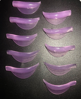 Boucliers de levage de cils en silicone auto-adhésifs souples Boucliers de levage de cils réutilisables sans colle