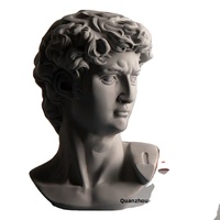 JY-Statue en résine colorée de style européen de style nordique, statue de tête de David, buste de Vénus, sculpture d'Apollon, ornement de figure