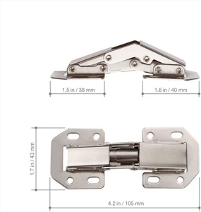 Charnières à ressort en pont Filta à 90 degrés, fabrication en usine, 4 pouces, fermeture douce, charnières de porte de <span class=keywords><strong>placard</strong></span>, charnières de porte de <span class=keywords><strong>placard</strong></span> 9731 - Product Image 6