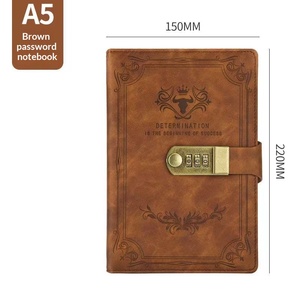 Diario con Candado en Relieve Vintage de 400 Páginas, Diario Secreto A5 para Hombres, Mujeres y Adolescentes - Product Image 4