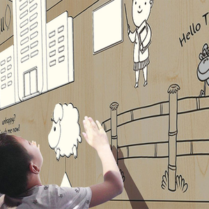 Tương tác chiếu cảm ứng phương tiện truyền thông ma thuật tường đa cảm ứng Radar cảm ứng máy chiếu 3D quảng cáo hiển thị <span class=keywords><strong>video</strong></span> tường - Product Image 5