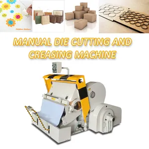 ML1200 कागज काटने की मशीन मैनुअल कटौती मर मशीन कागज काटने गत्ता मशीन