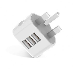 Triangle Port Edition 3U British Standard Mobile Phone Charger Multi Functional Mobile Phone Smartphone Charging Head <b>Plug</b> - Product Image 3