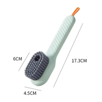 Brosse à Chaussures Polyvalente de Haute Qualité à Poils Doux avec Ajout Automatique de Liquide Outil de Nettoyage Domestique