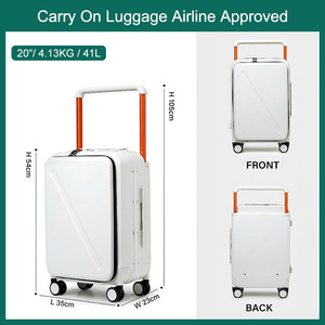 Valigia con Ruote di Alta Qualità per Viaggi d'Affari, 24 Pollici, Borsa da Viaggio Grande, Certificata CE GRS RoHS - Product Image 5